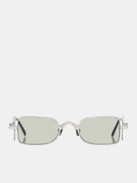 10611H Sunglasses (10611H-SG-PW2-48-WHITE-CAFE-GR)