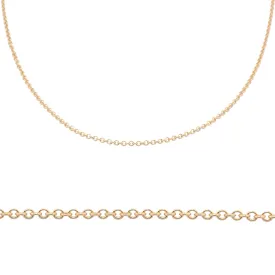 14K Rose Gold Cable Chain