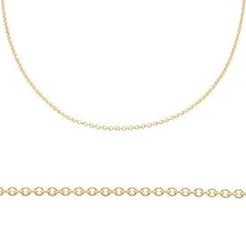 14K Yellow Gold Cable Chain