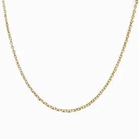 18 Kt Gold Cable Chain 100% Made in Italy Jewelry