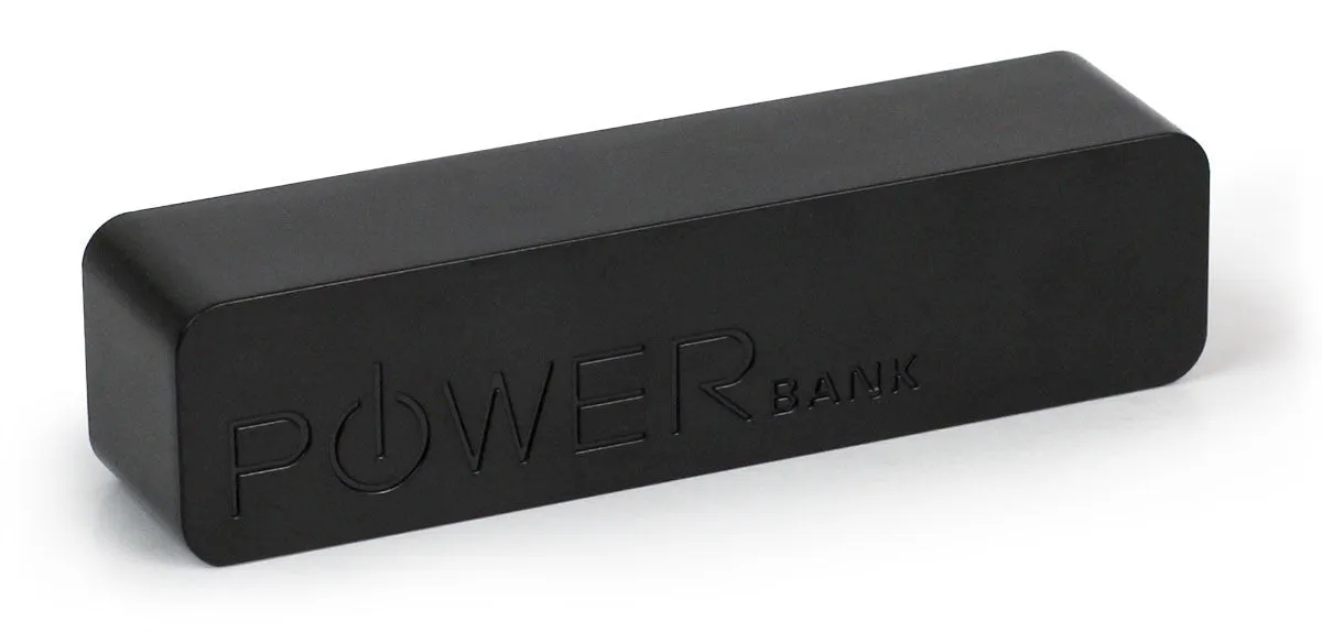 2600mAh Power Bank - Black