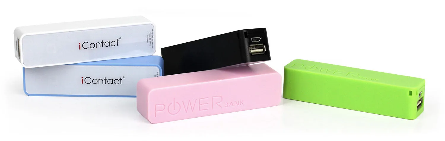 2600mAh Power Bank - Black