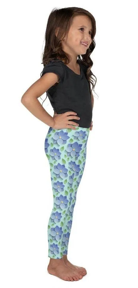 3D Floral Kid's Leggings