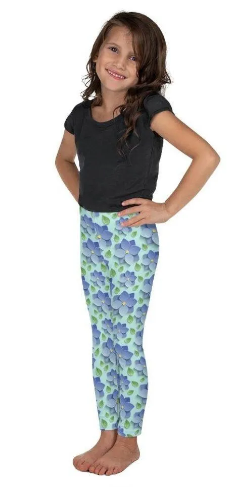 3D Floral Kid's Leggings