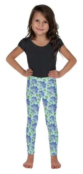 3D Floral Kid's Leggings