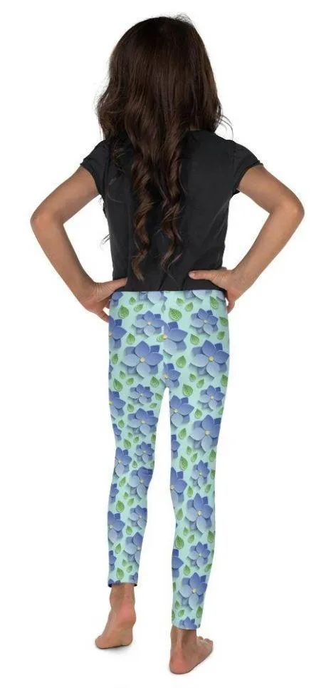 3D Floral Kid's Leggings