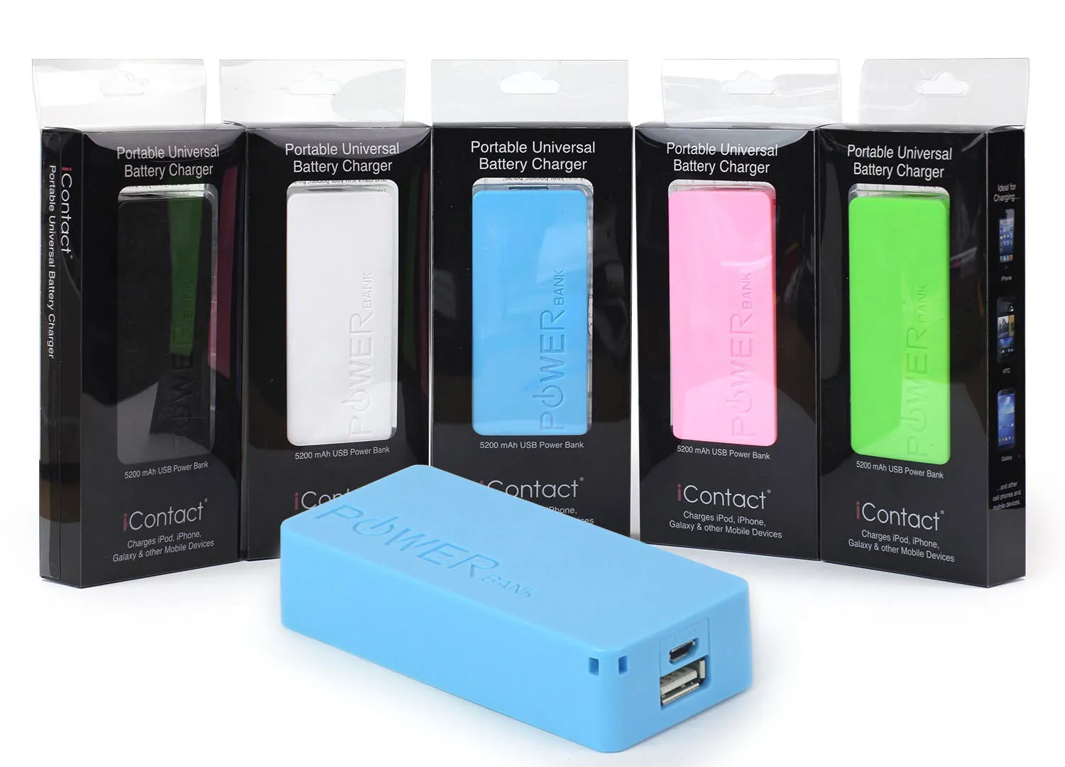 5200mAh Power Bank - Blue