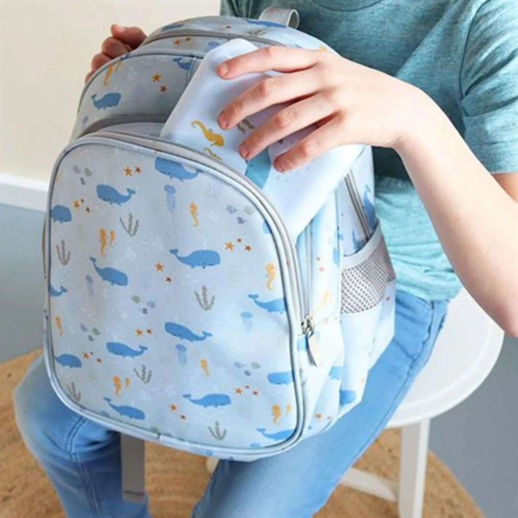 A Little Lovely Company Backpack Ocean