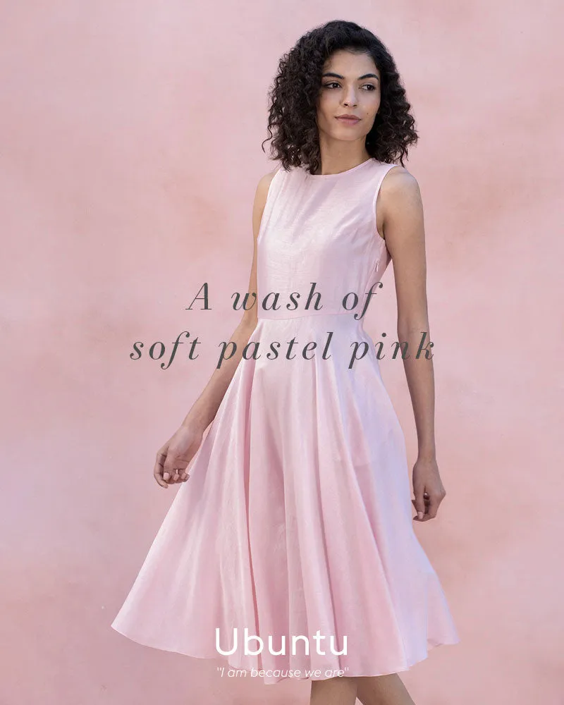 A wash of soft pastel pink