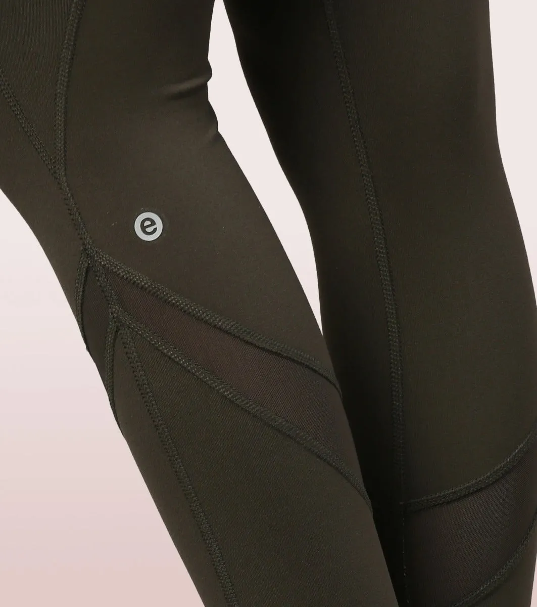 Active Cottony Legging| Feels Like Cotton Dry Fit High Waist 7/8th Length Legging