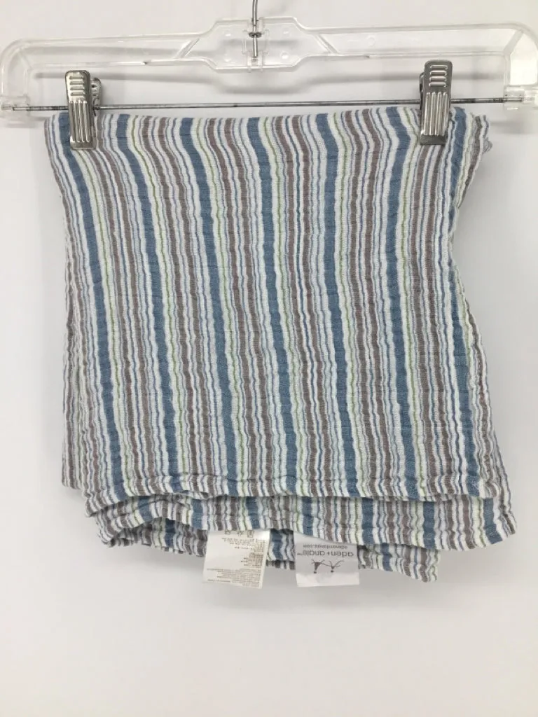 Aden & Anais Blue Stripe Blanket