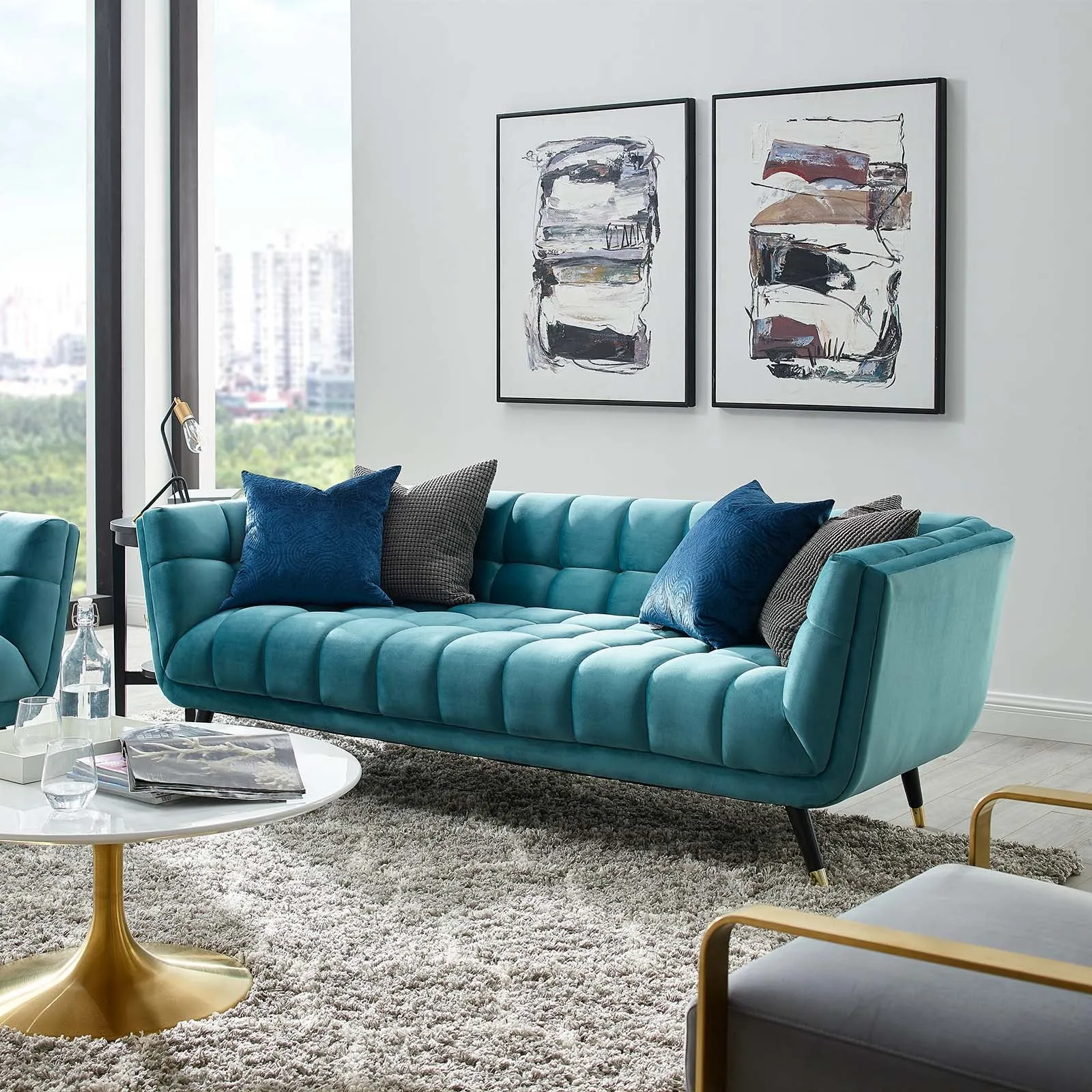 Adept Performance Velvet Sofa by Modway