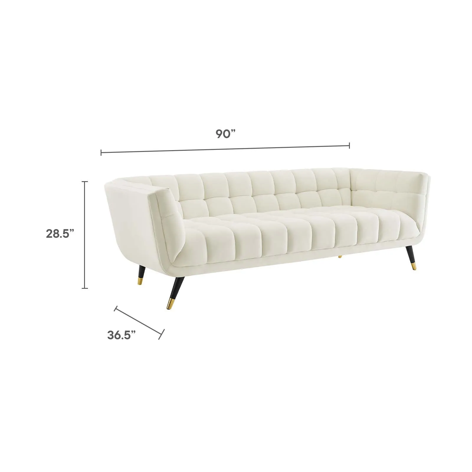 Adept Performance Velvet Sofa by Modway