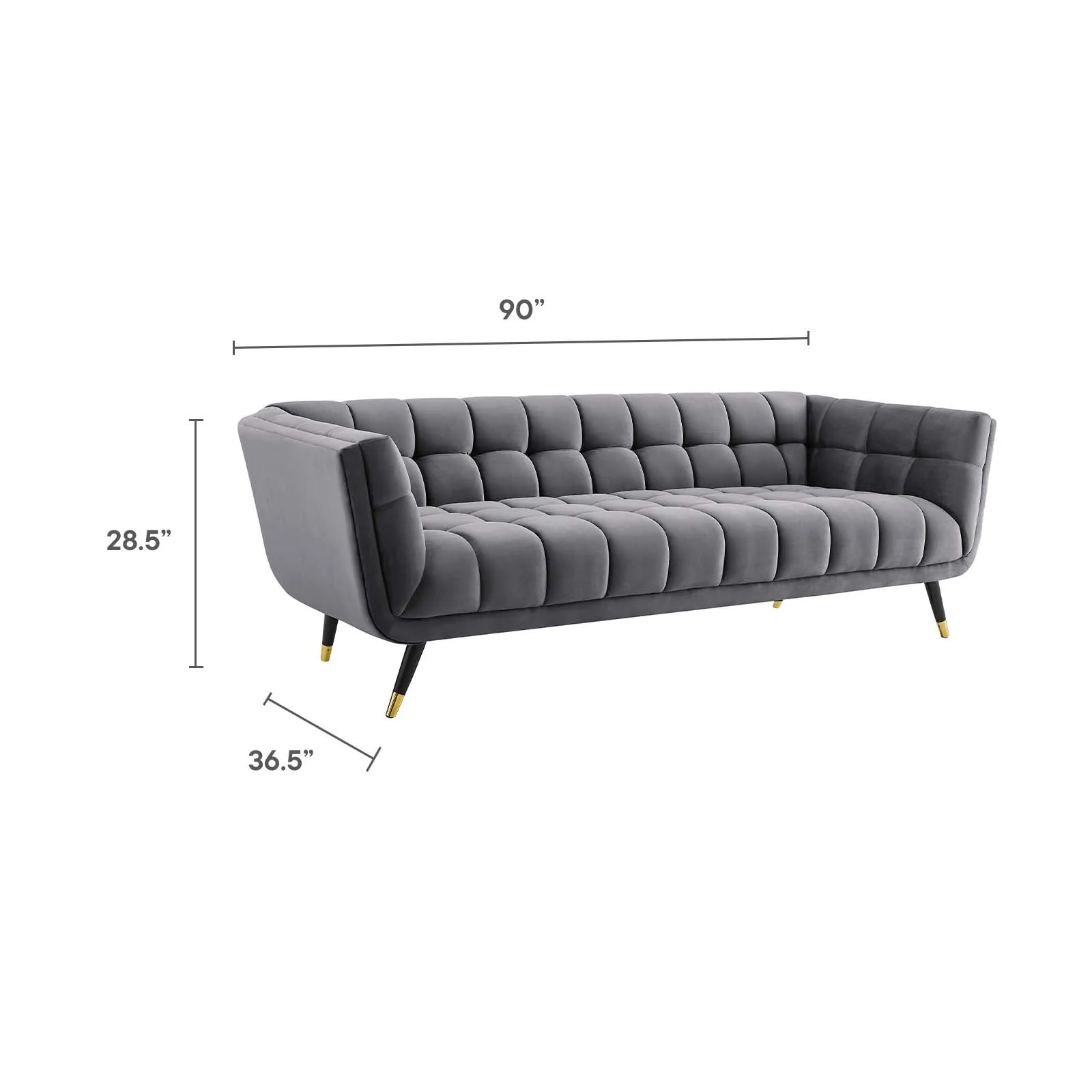 Adept Performance Velvet Sofa by Modway