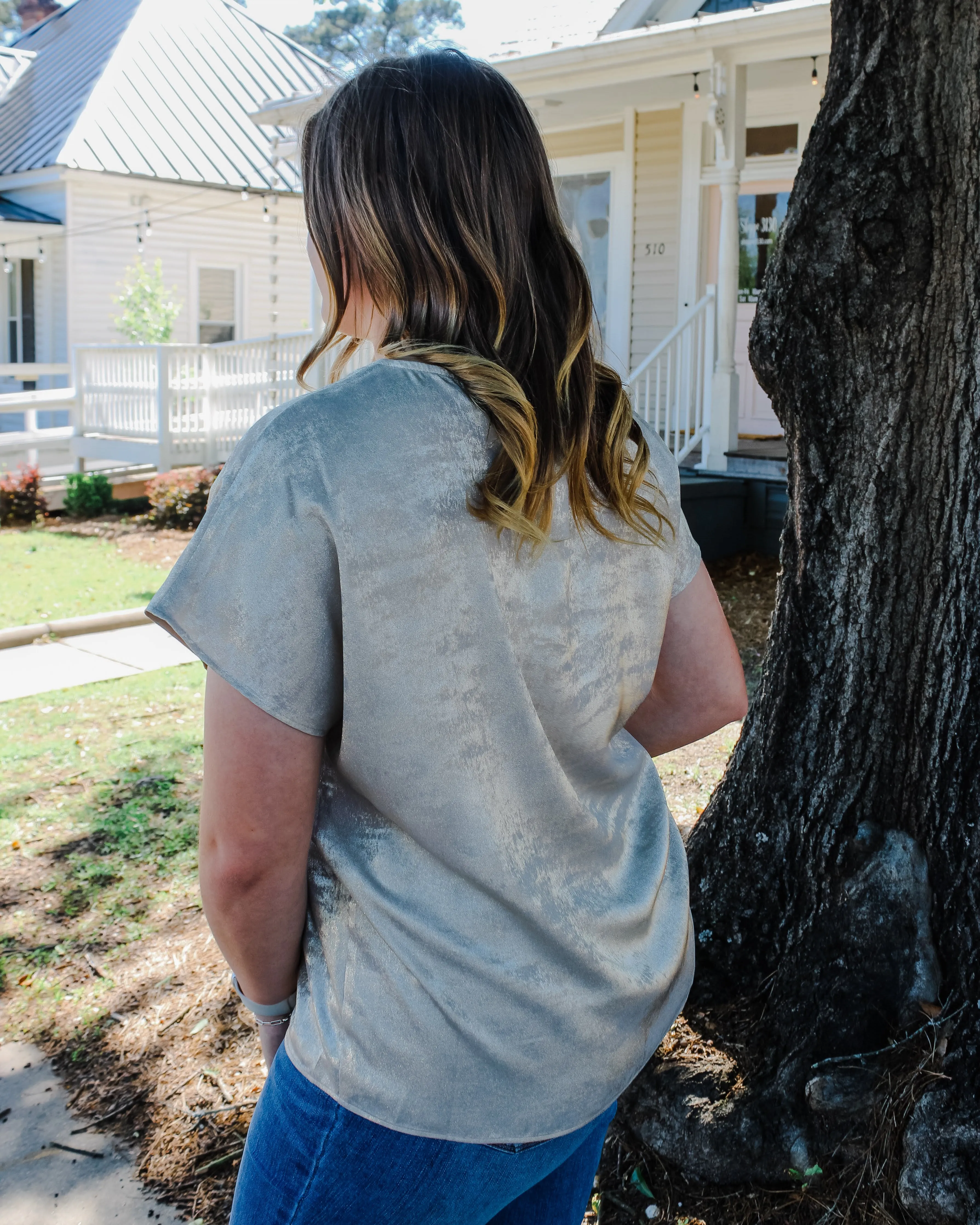 All Eyes On Me Short Sleeve Top