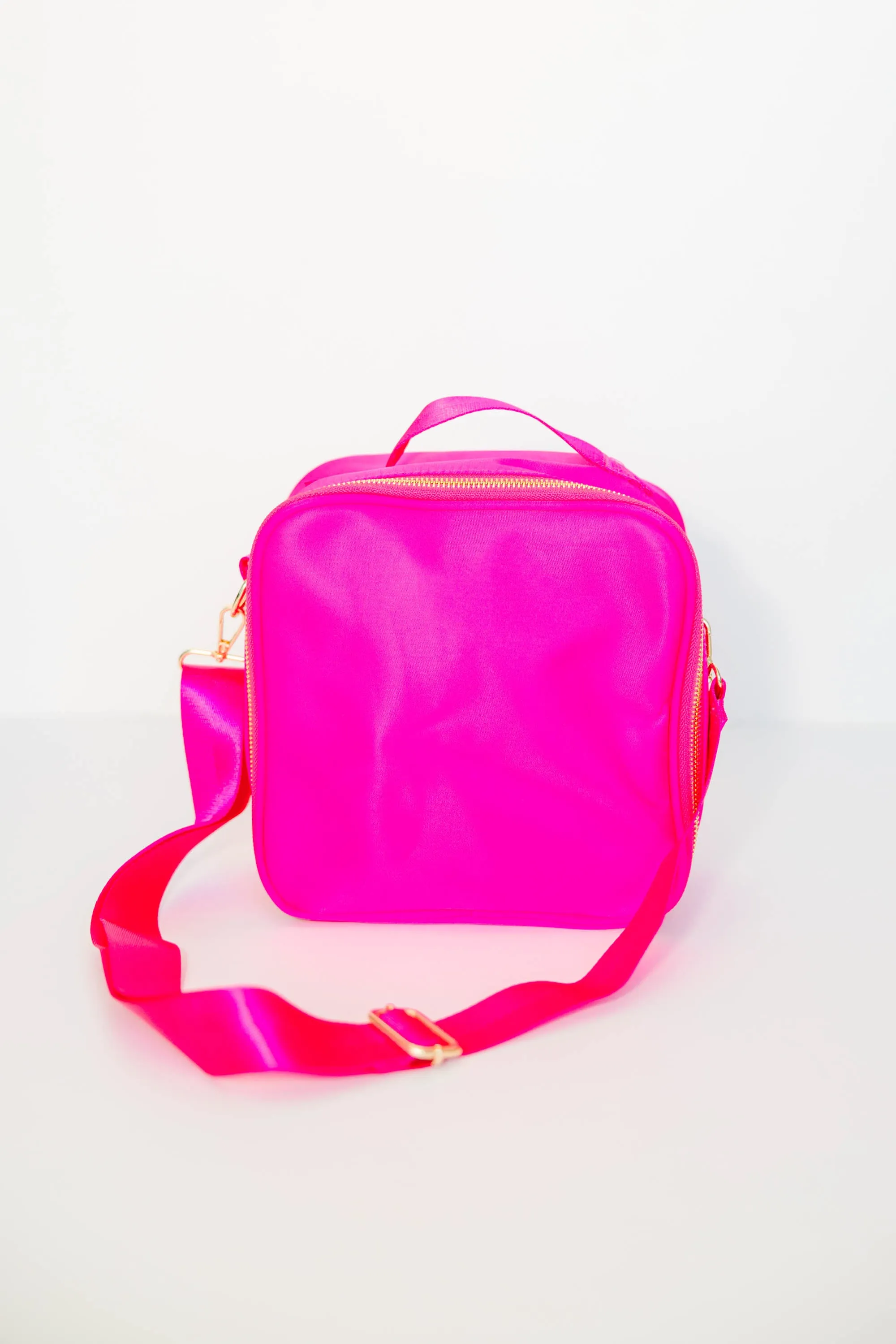 All Packed Up Hot Pink Varsity Lunchbox