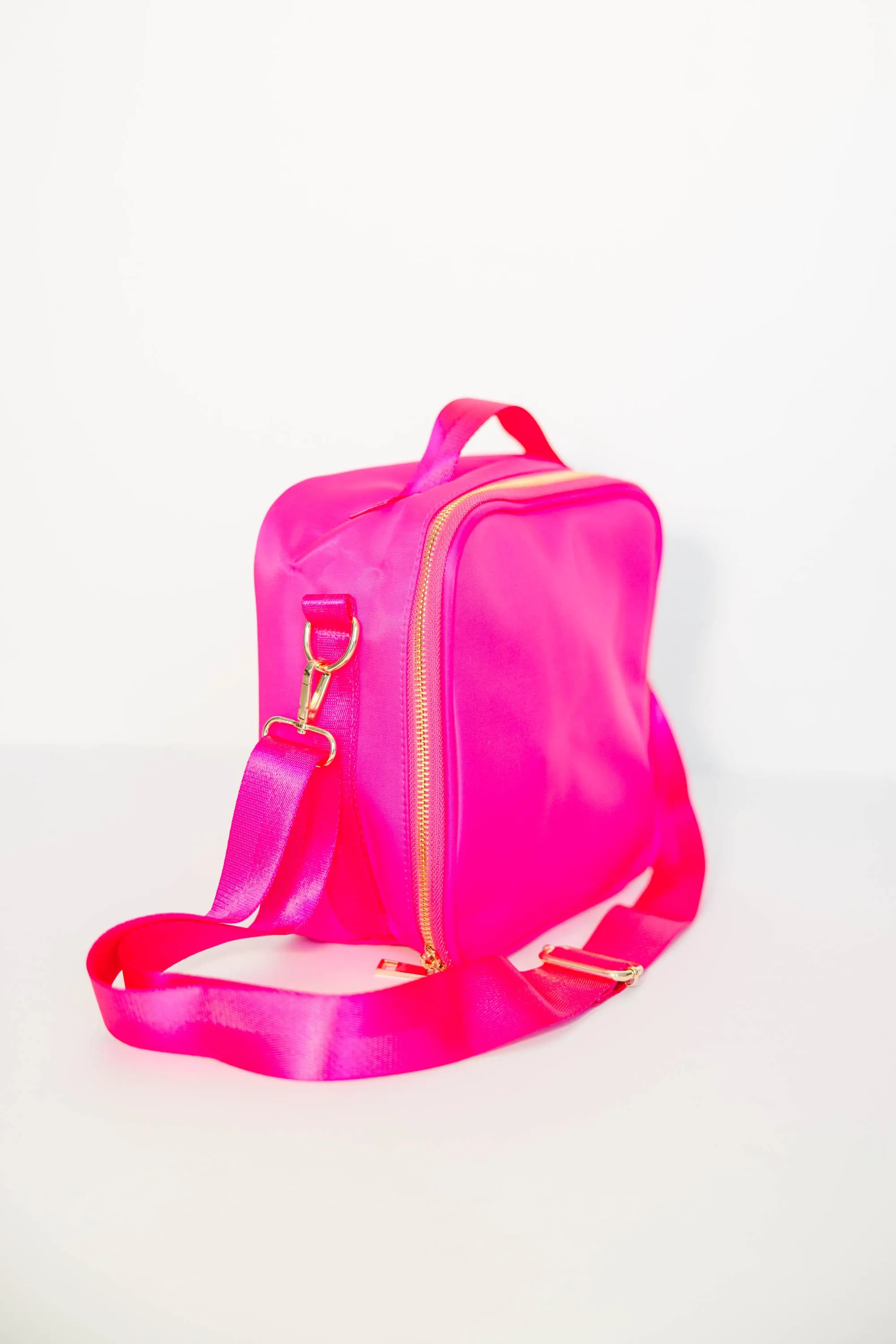 All Packed Up Hot Pink Varsity Lunchbox