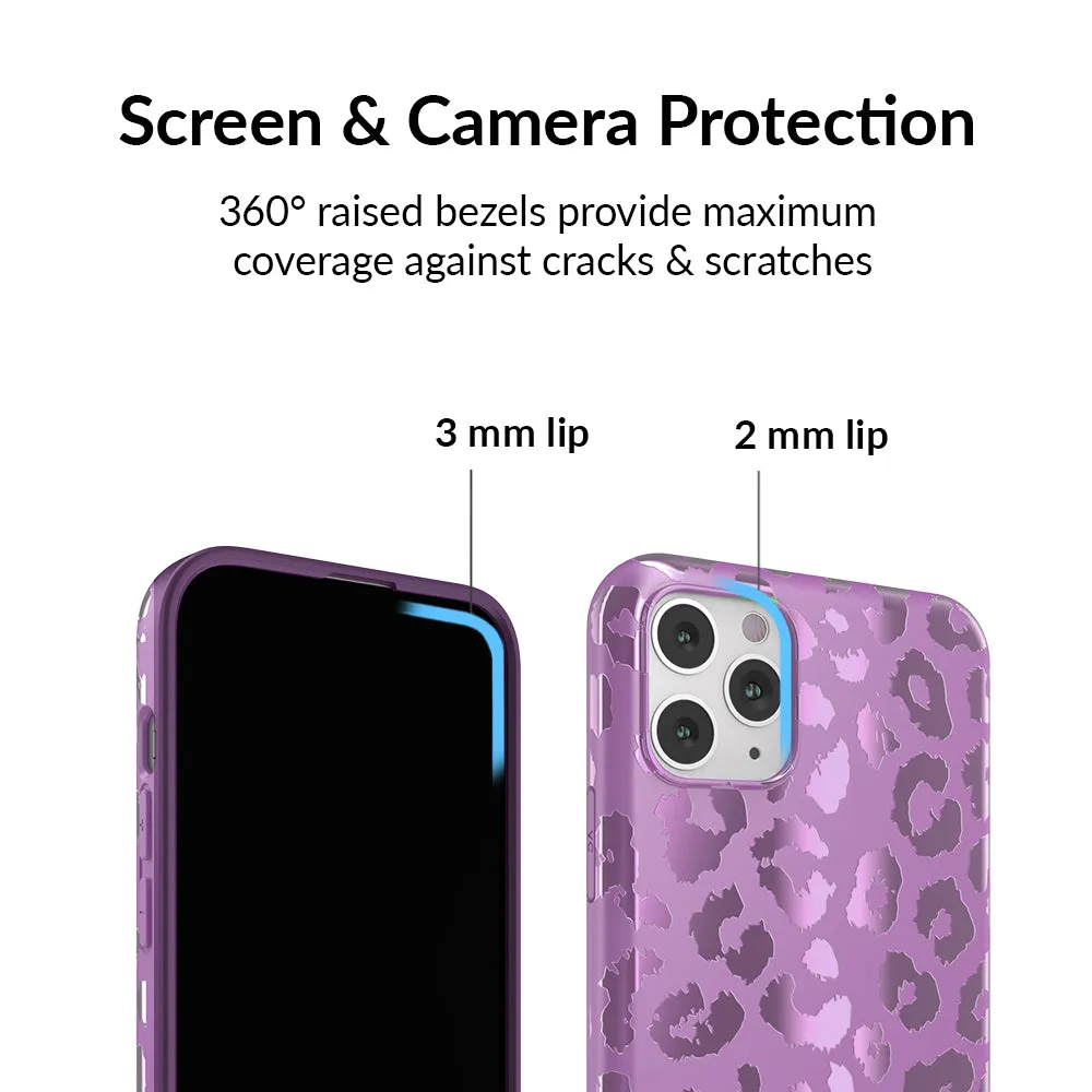 Amethyst Leopard iPhone Case