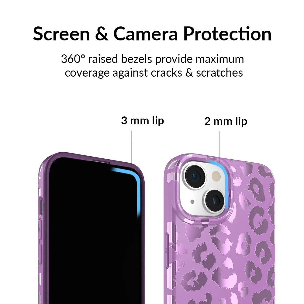 Amethyst Leopard iPhone Case