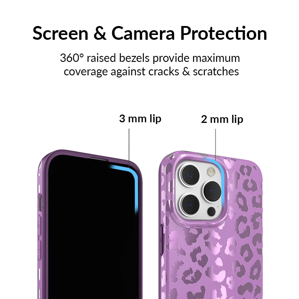 Amethyst Leopard iPhone Case