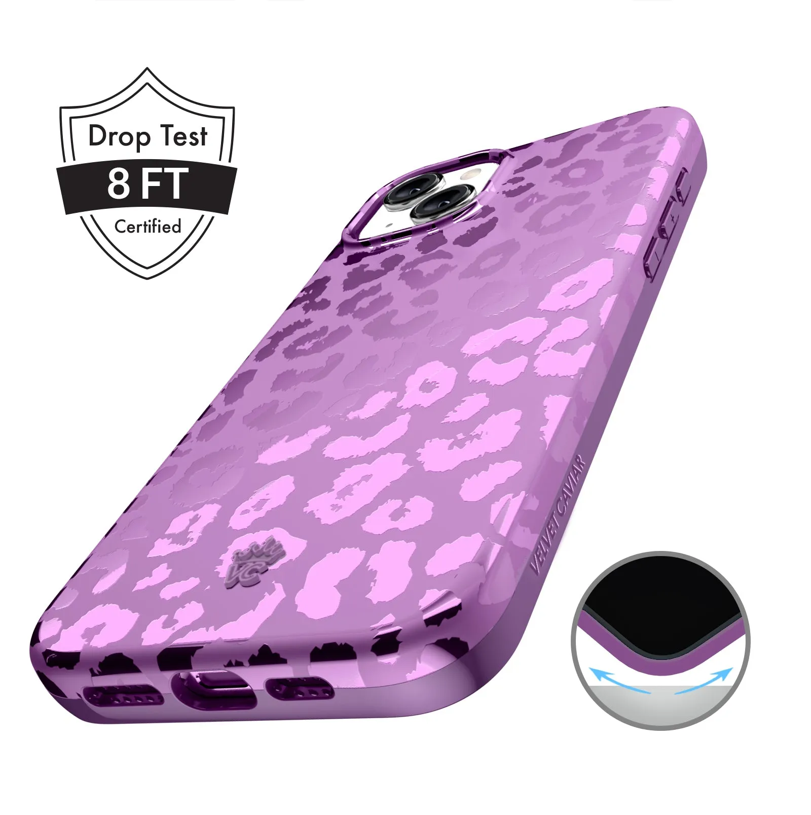 Amethyst Leopard iPhone Case