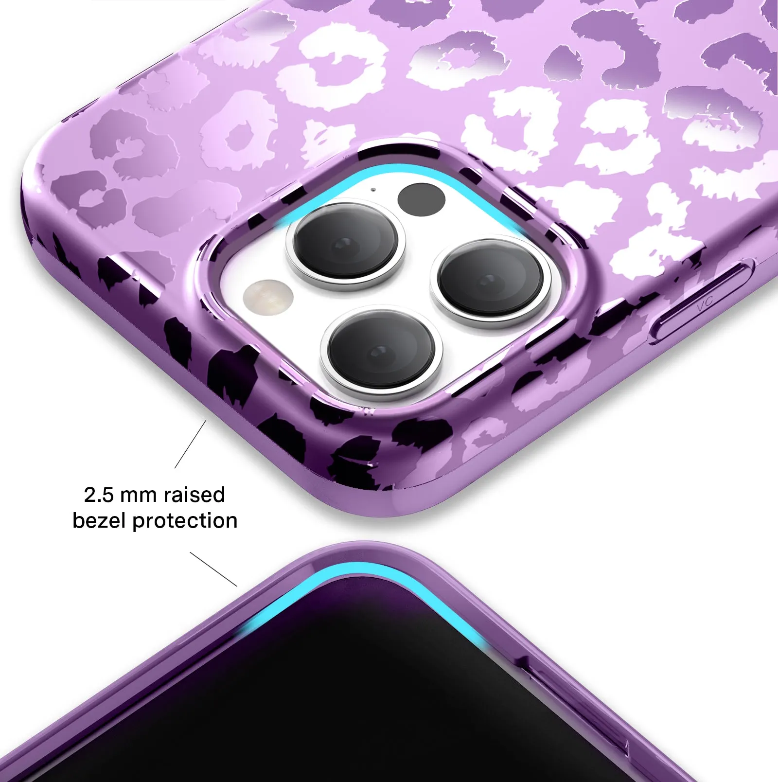 Amethyst Leopard iPhone Case