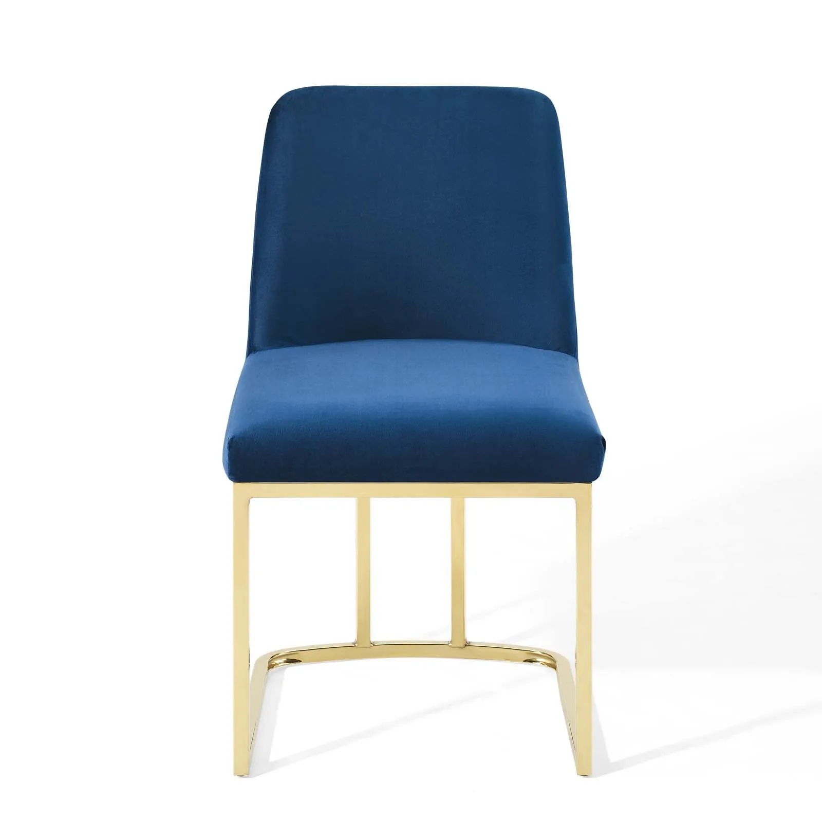 Amplify Sled Base Performance Velvet Dining Side Chair by Modway