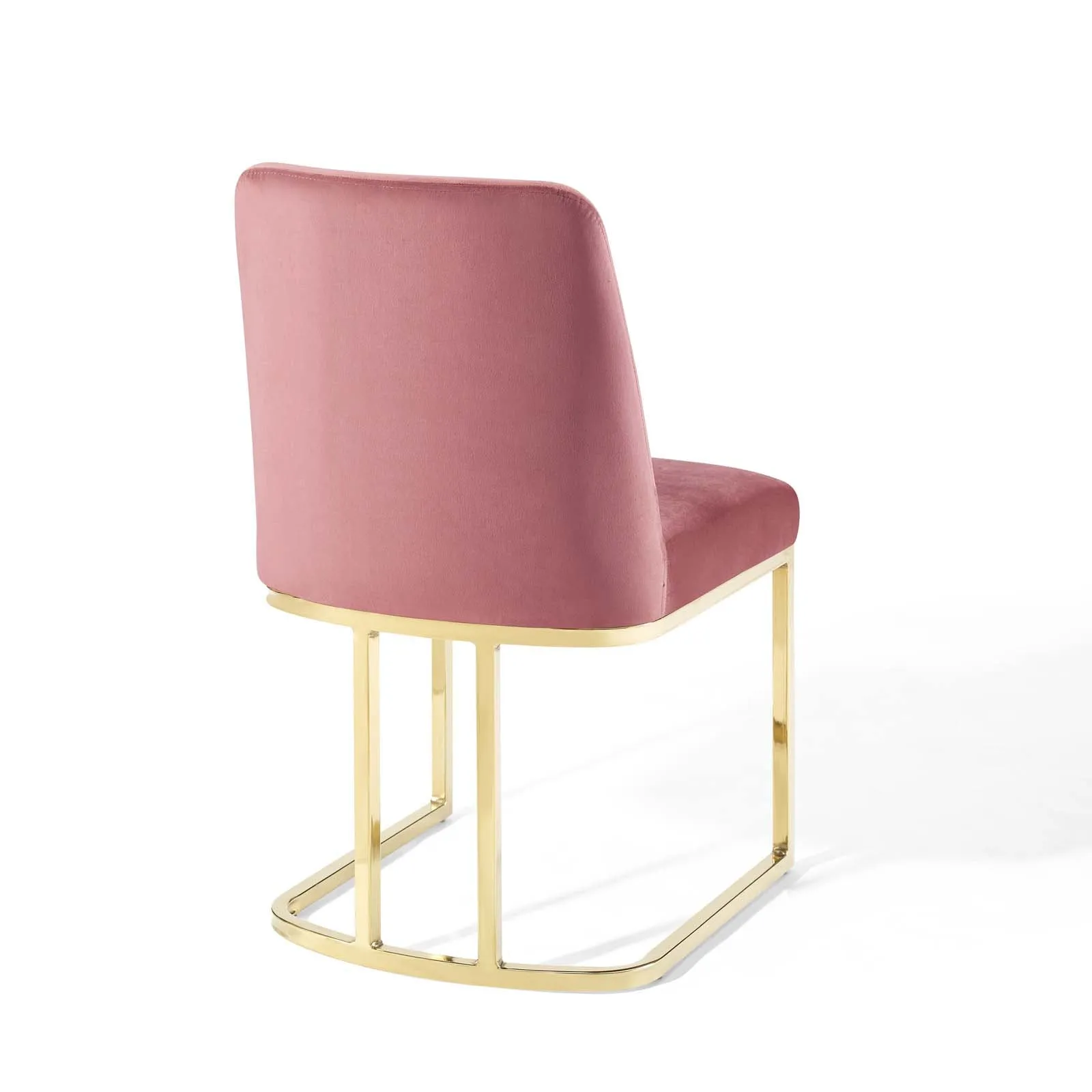 Amplify Sled Base Performance Velvet Dining Side Chair by Modway