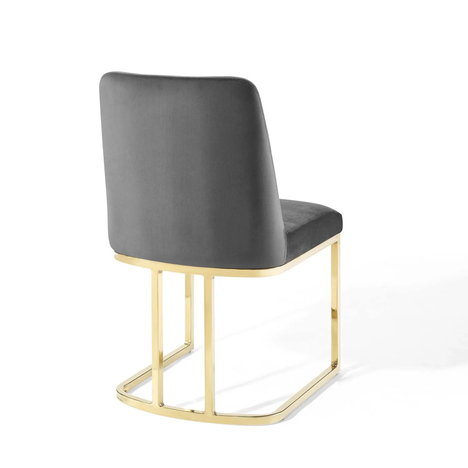 Amplify Sled Base Performance Velvet Dining Side Chair by Modway