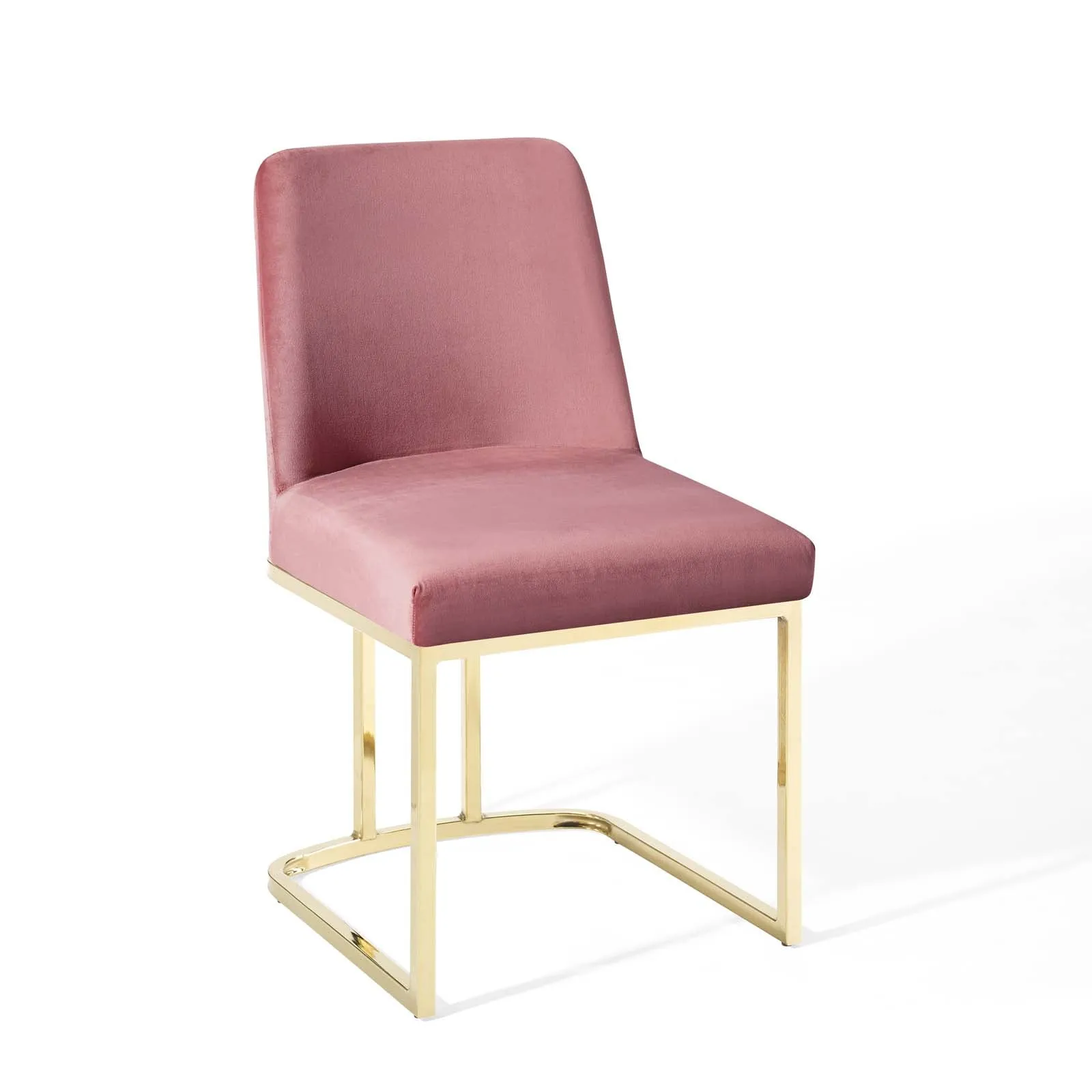 Amplify Sled Base Performance Velvet Dining Side Chair by Modway