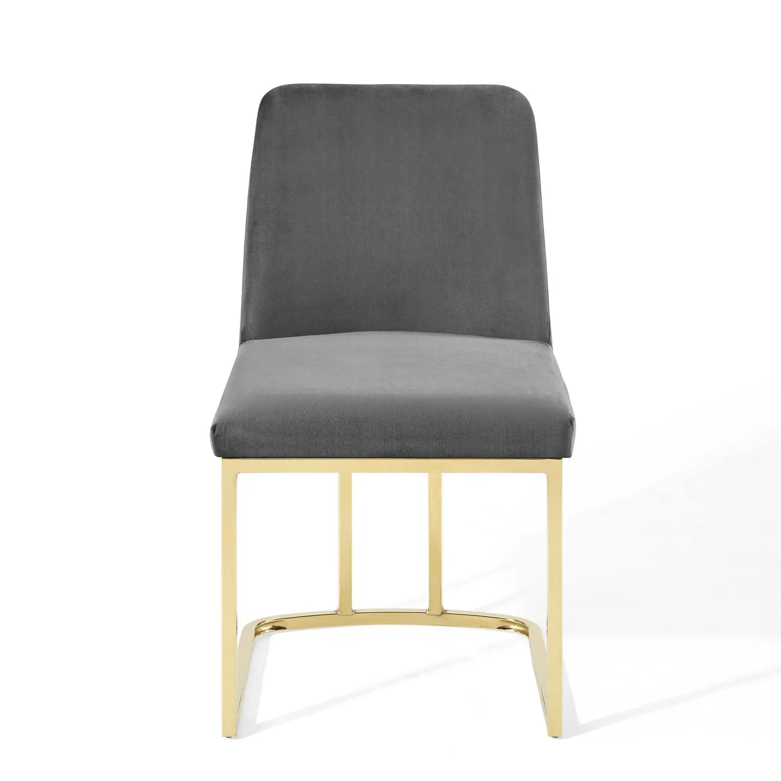 Amplify Sled Base Performance Velvet Dining Side Chair by Modway