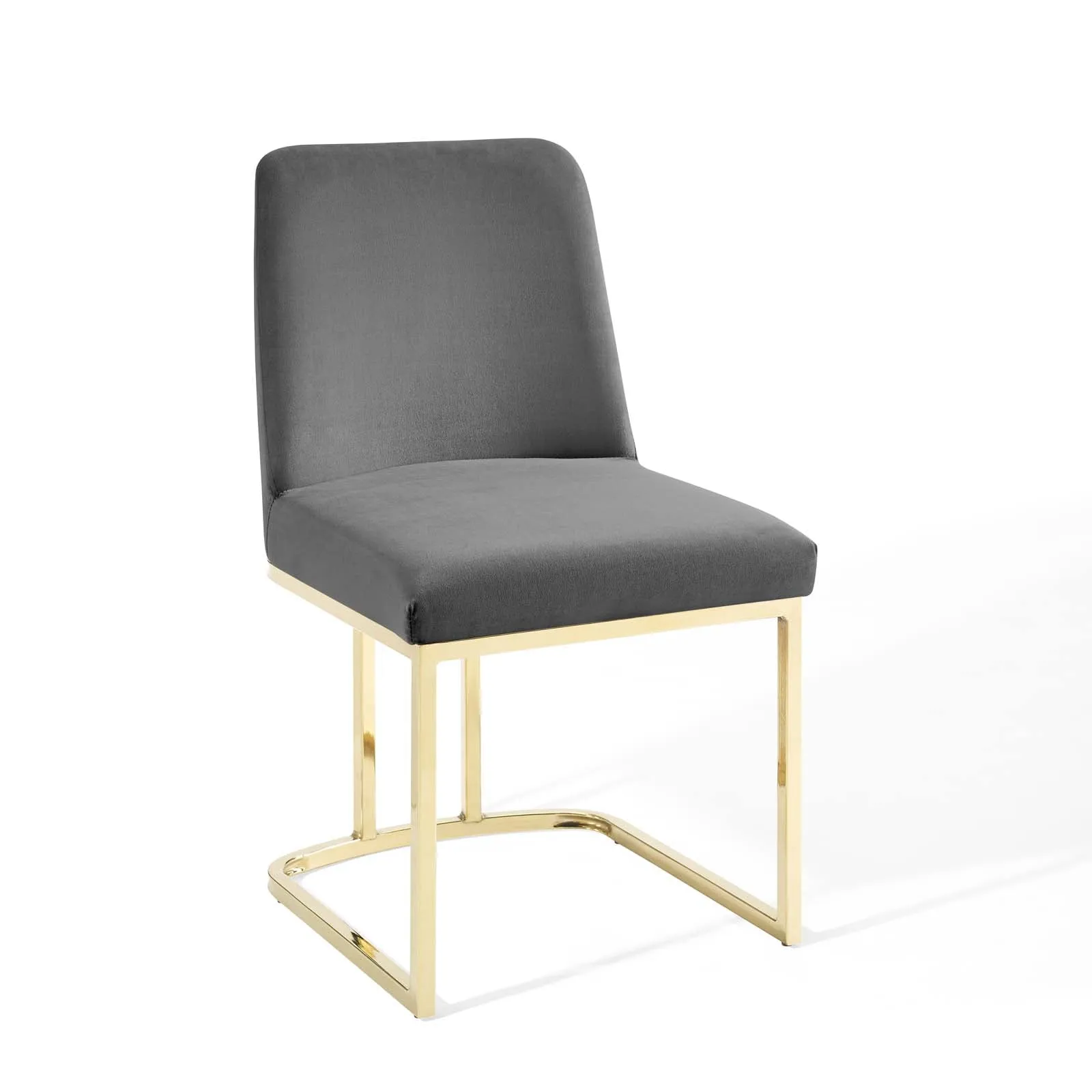 Amplify Sled Base Performance Velvet Dining Side Chair by Modway