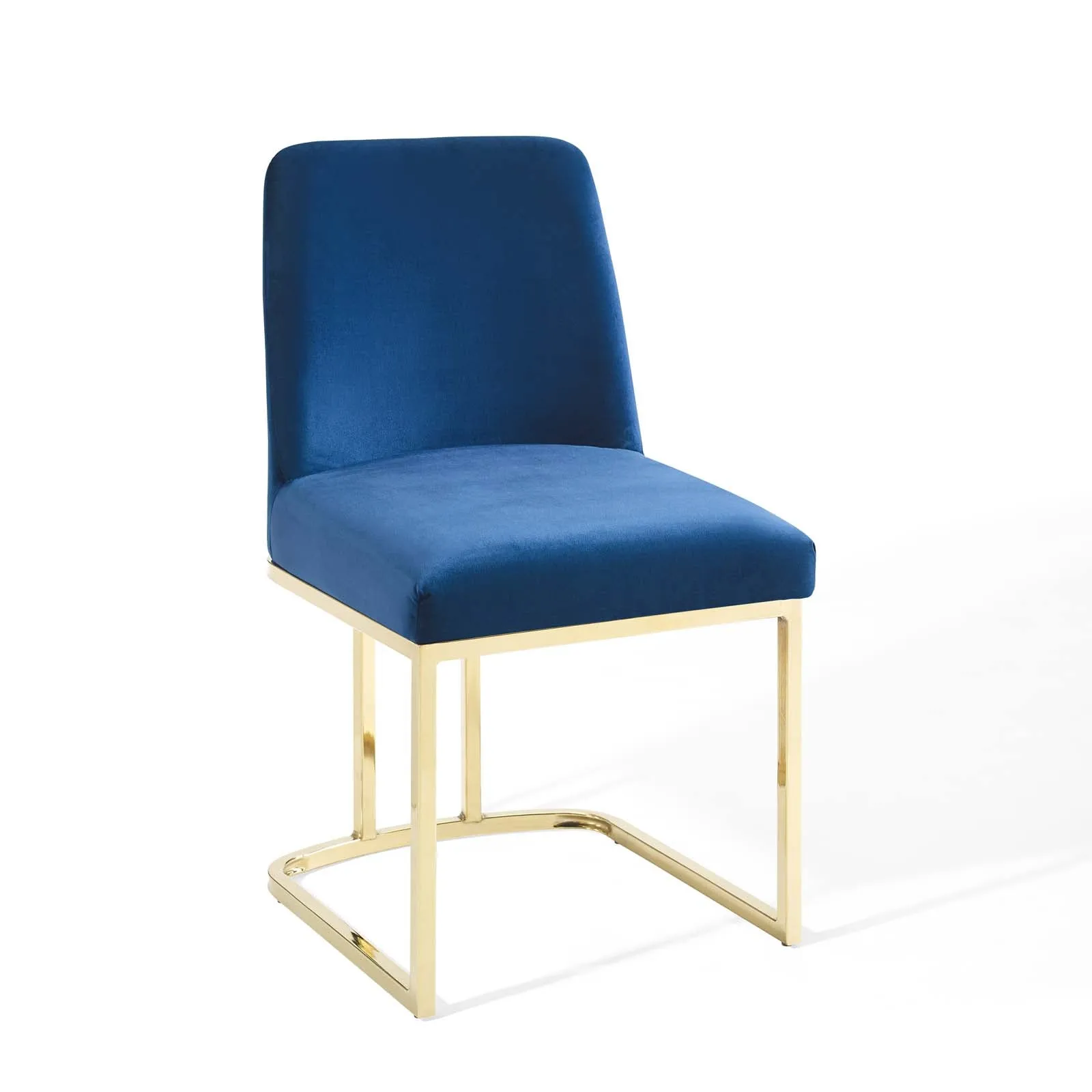 Amplify Sled Base Performance Velvet Dining Side Chair by Modway