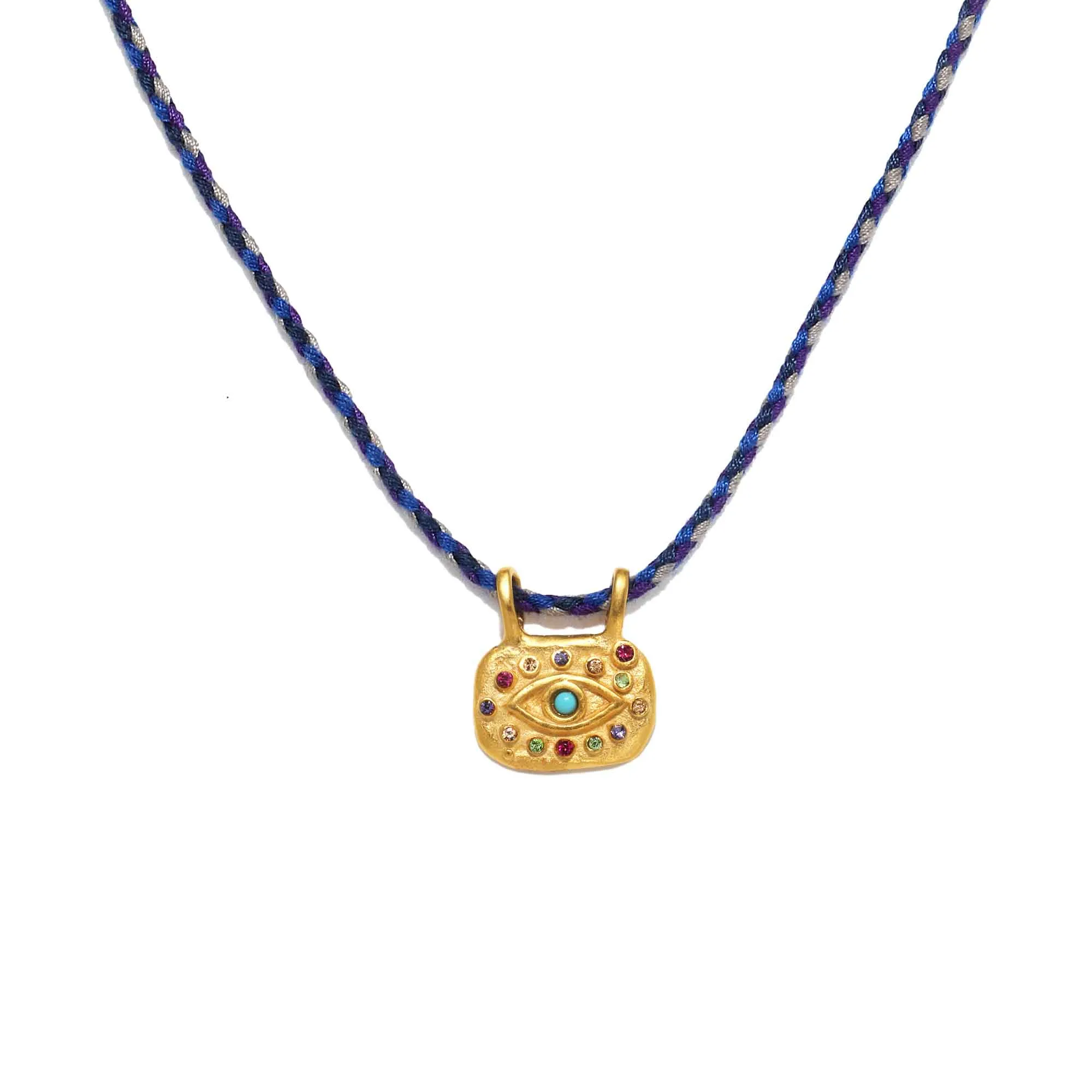 Anastasia Evil Eye Cord Necklace