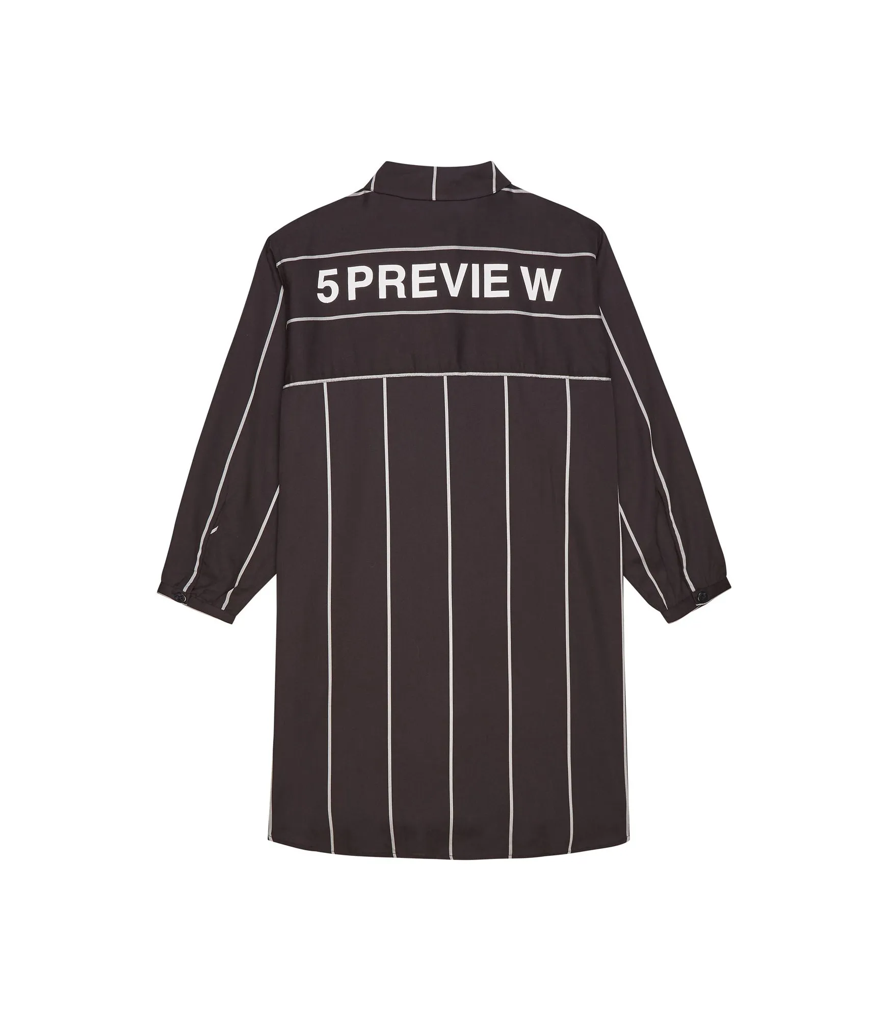 Andrei Shirt - Black/Off White Stripe