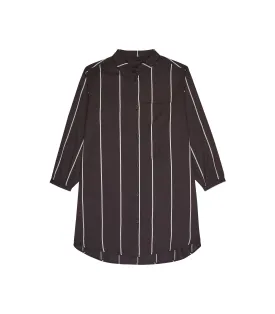 Andrei Shirt - Black/Off White Stripe