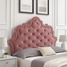 Arabella Button-Tufted Performance Velvet Headboard by Modway