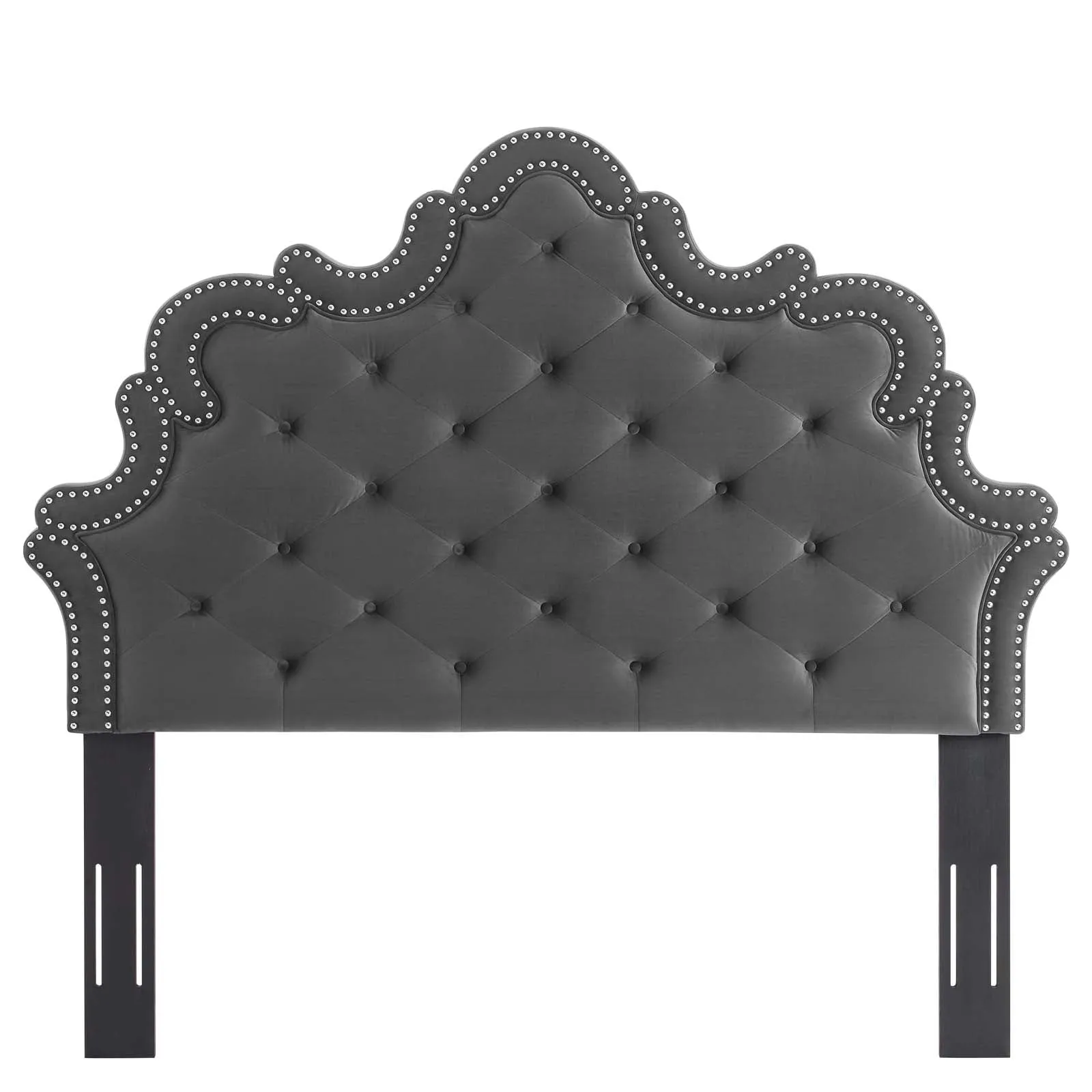 Arabella Button-Tufted Performance Velvet Headboard by Modway