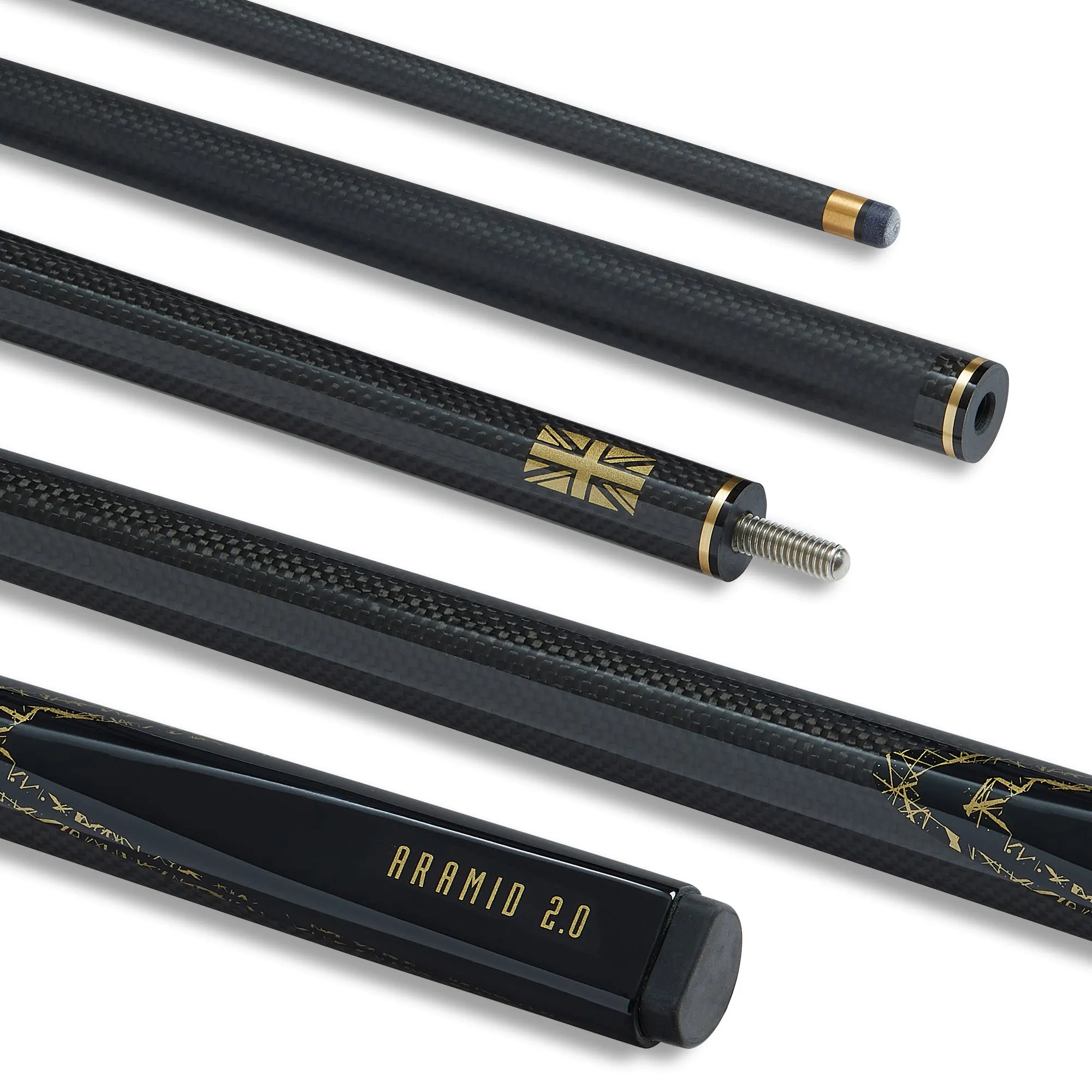 Aramid Graphite Snooker Cue 10mm Tip