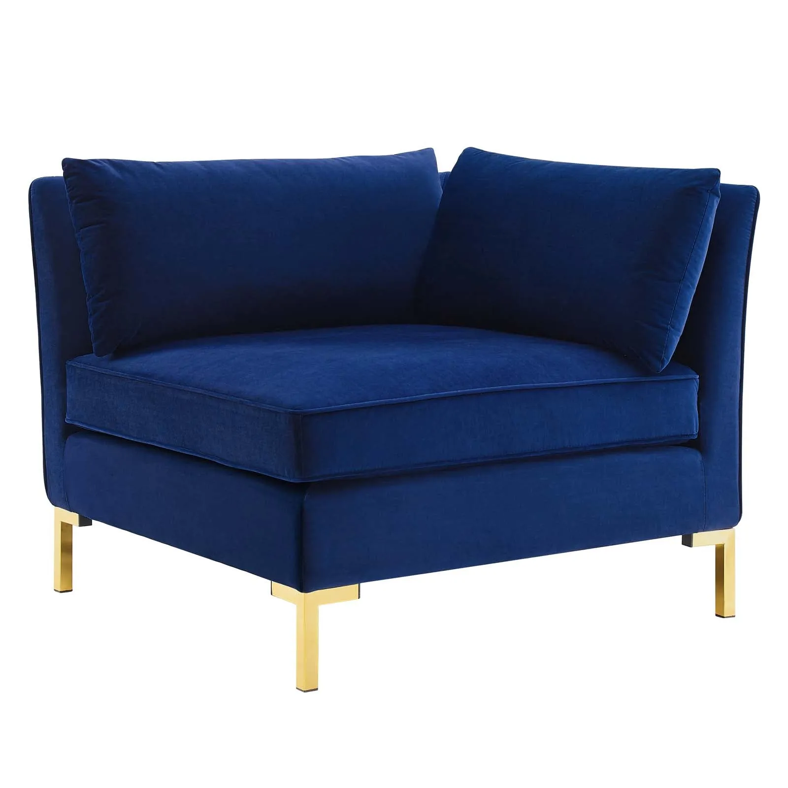 Ardent Performance Velvet Sectional Sofa Corner Chair by Modway