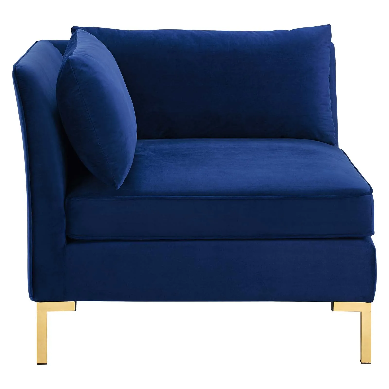 Ardent Performance Velvet Sectional Sofa Corner Chair by Modway