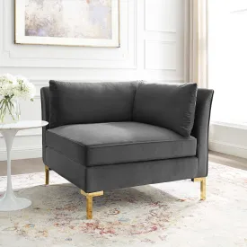 Ardent Performance Velvet Sectional Sofa Corner Chair by Modway