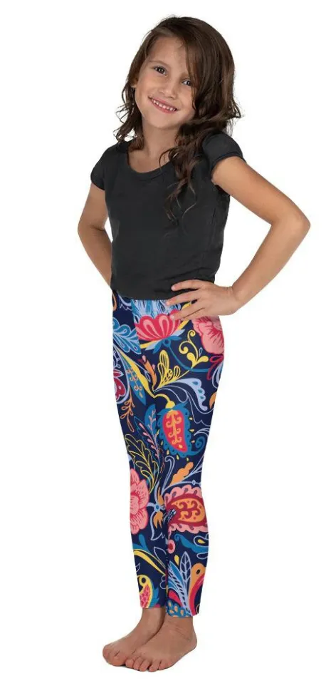 Art Deco Floral Kid's Leggings