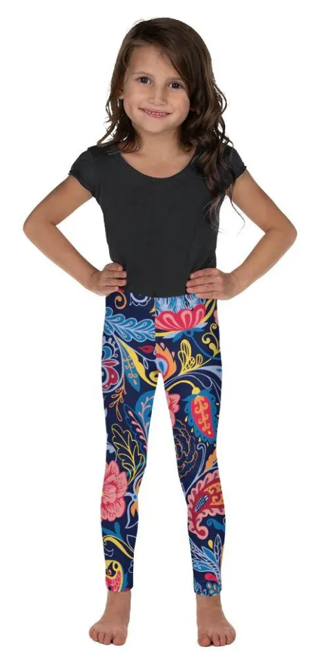 Art Deco Floral Kid's Leggings