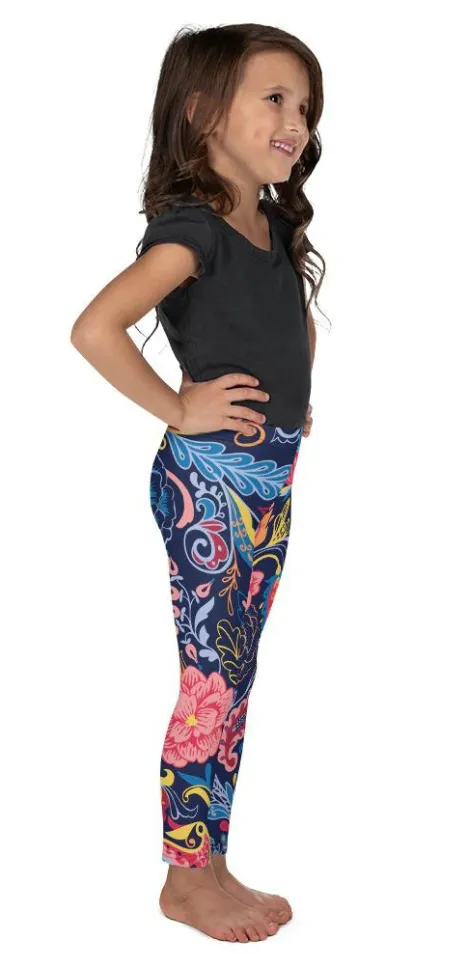 Art Deco Floral Kid's Leggings