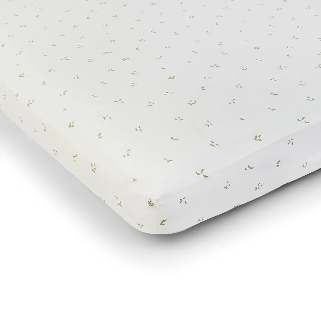 Avery Row Cotbed Fitted Sheet - Nettle Scatter