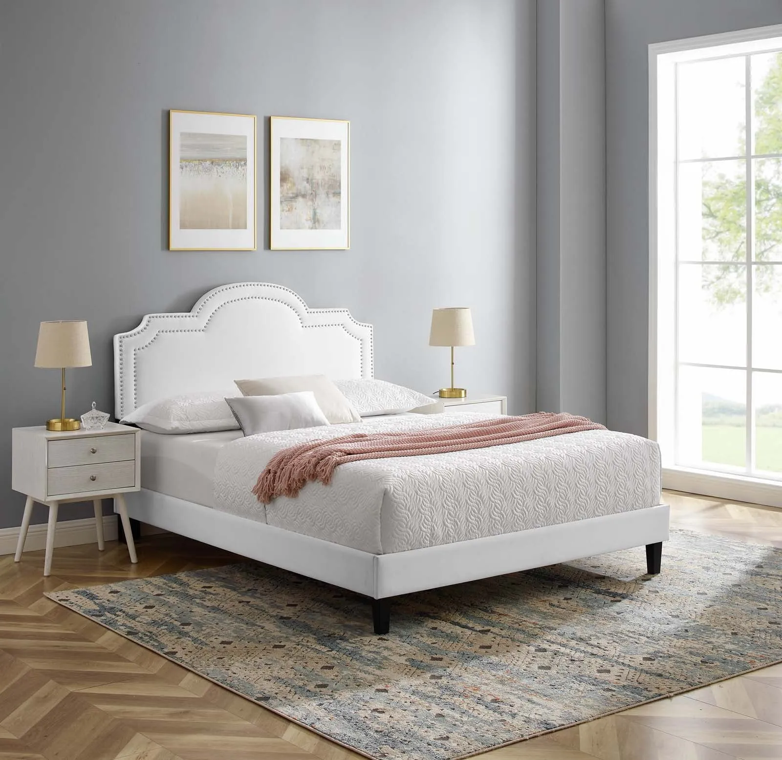 Aviana Performance Velvet Bed by Modway