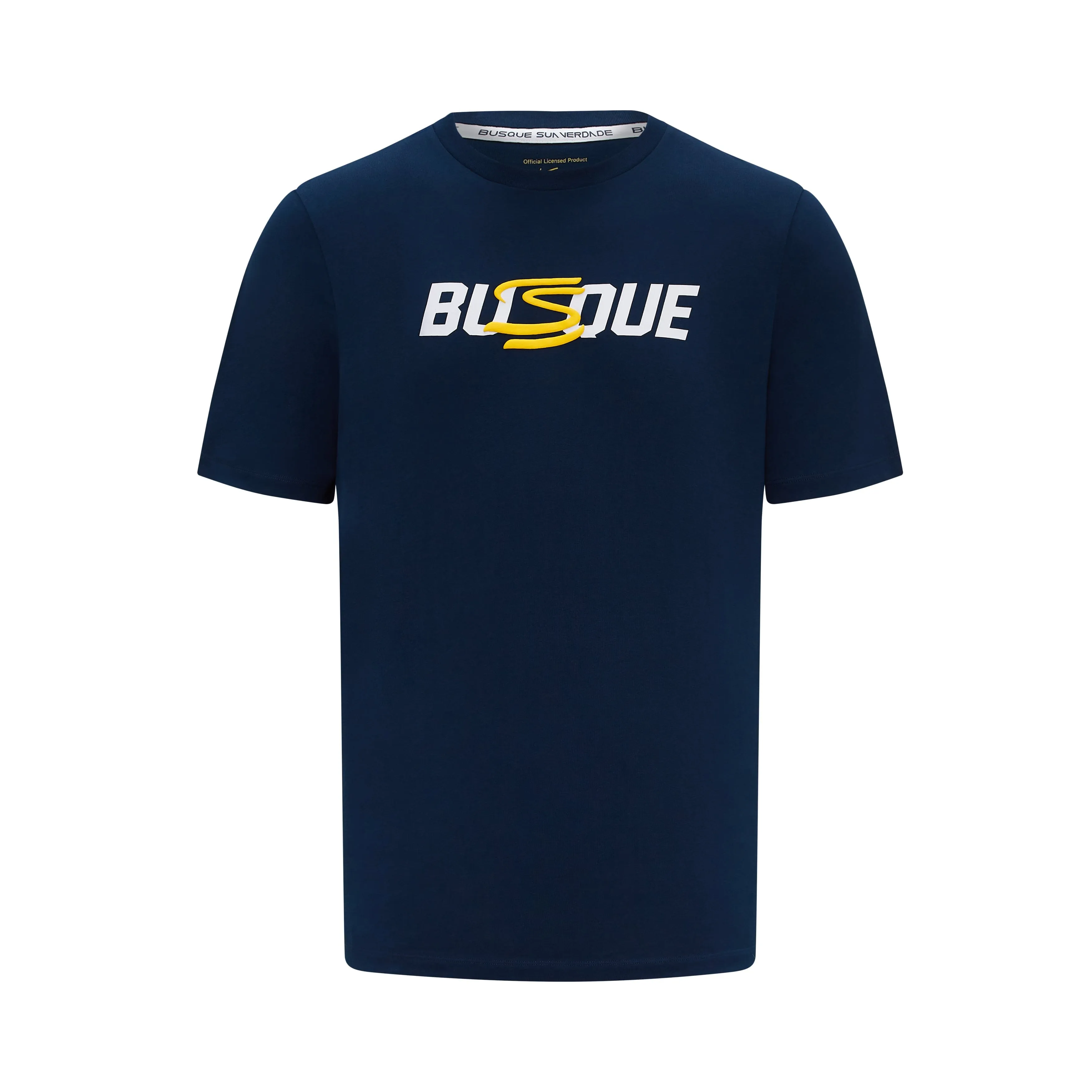 Ayrton Senna Men's "Busque" T-Shirt - Navy/White