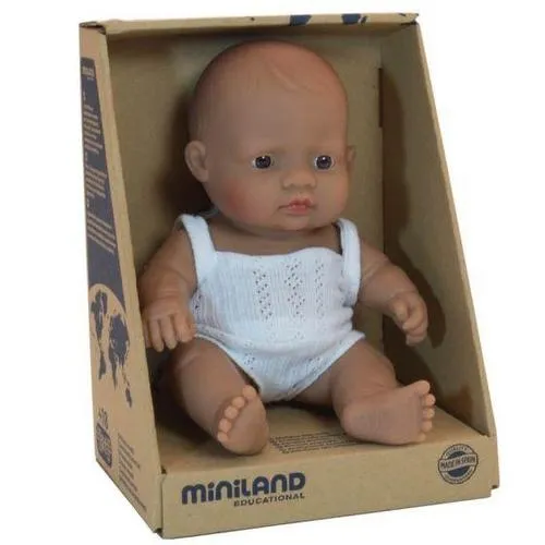 Baby Doll - Hispanic Girl - 21cm - BPA Free