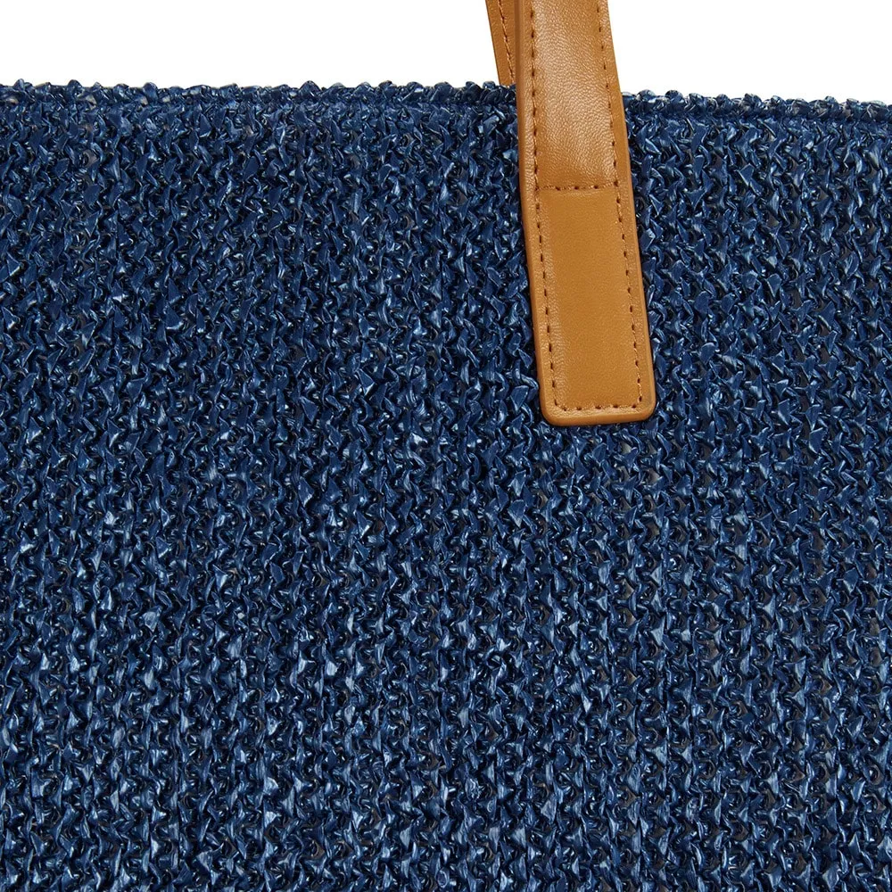 Bale Handbag in Blue Fabric